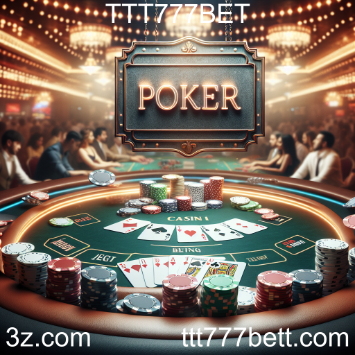 A Emoção do Poker no TTT777BET: Estratégia e Diversão